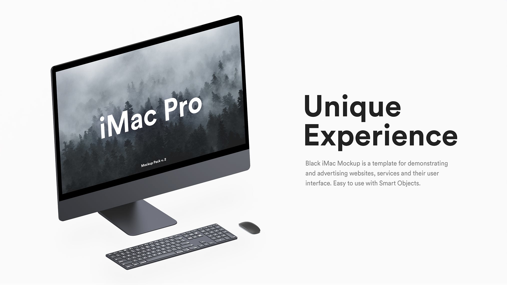 5K高分辨率iMac Pro一体机多角度样机模板 iMac Pro Kit（1621）图层云9
