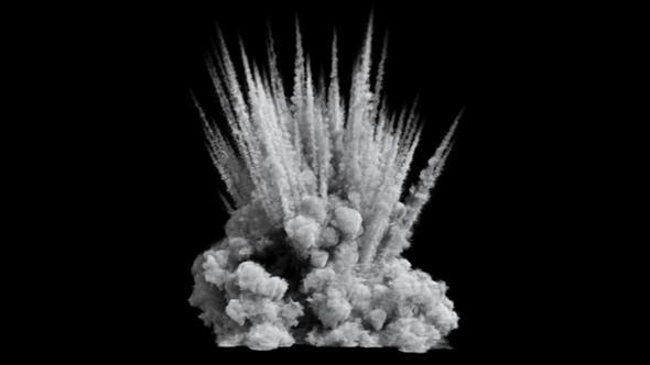 3D尘埃爆炸模拟影视素材 （2528）