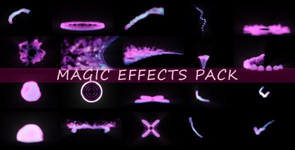 粉色魔术效果包视频素材（2962）