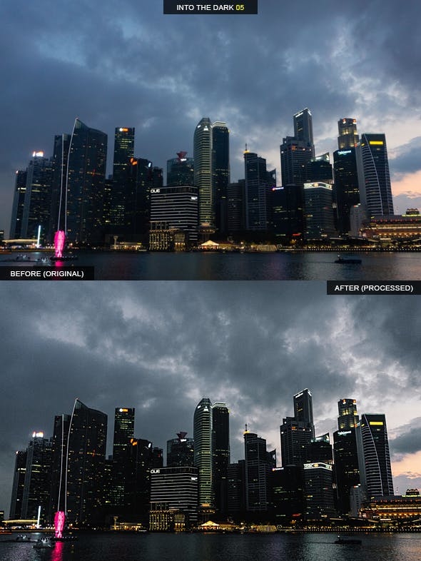 19款夜景摄影照片后期处理LR调色预设 （1700）图层云10