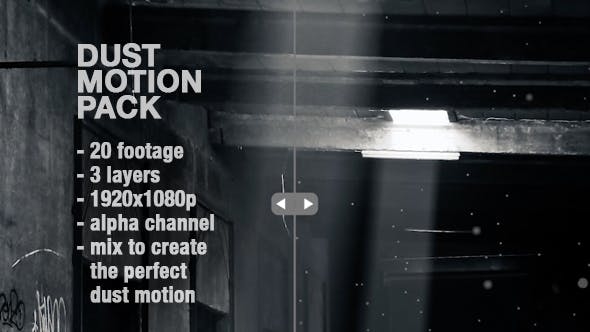 Dust Motion Pack 20+尘埃有机颗粒视频素材（2932）