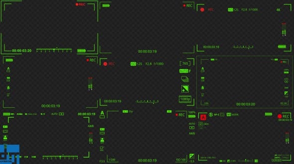 （新）9合1绿色相机对焦取景器V3（3179）