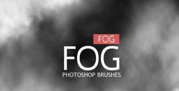 12个适用于Photoshop的雾和雾刷（1618）图层云