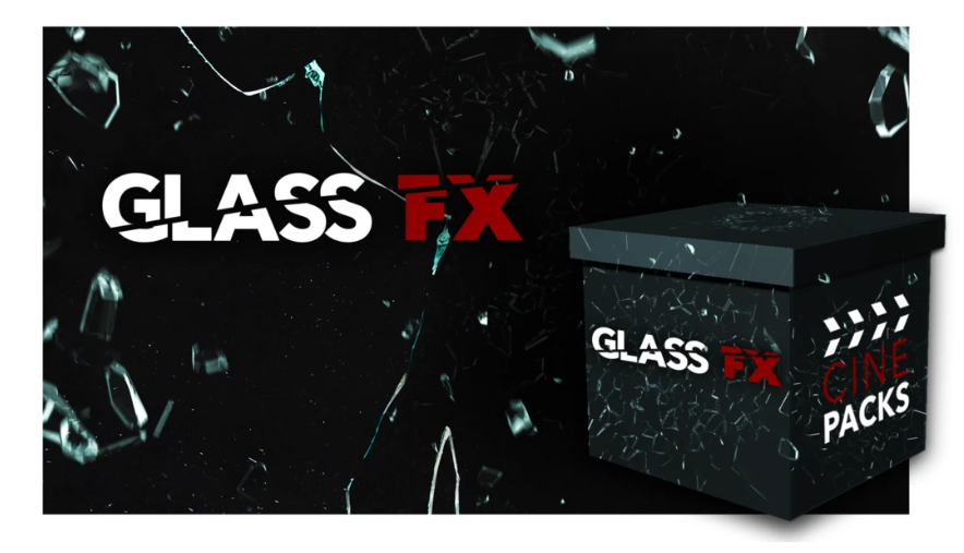 Cinepacks 30个高品质光学捕捉玻璃碎片撞击物4K电影视频素材 GLASS FX（2131）