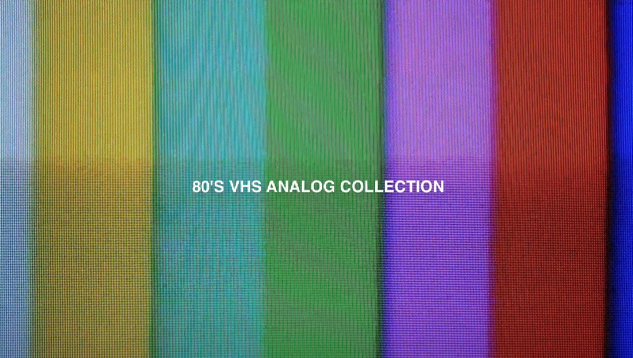80年代VHS复古真实旧磁带故障纹理效果视频叠加素材（2977）