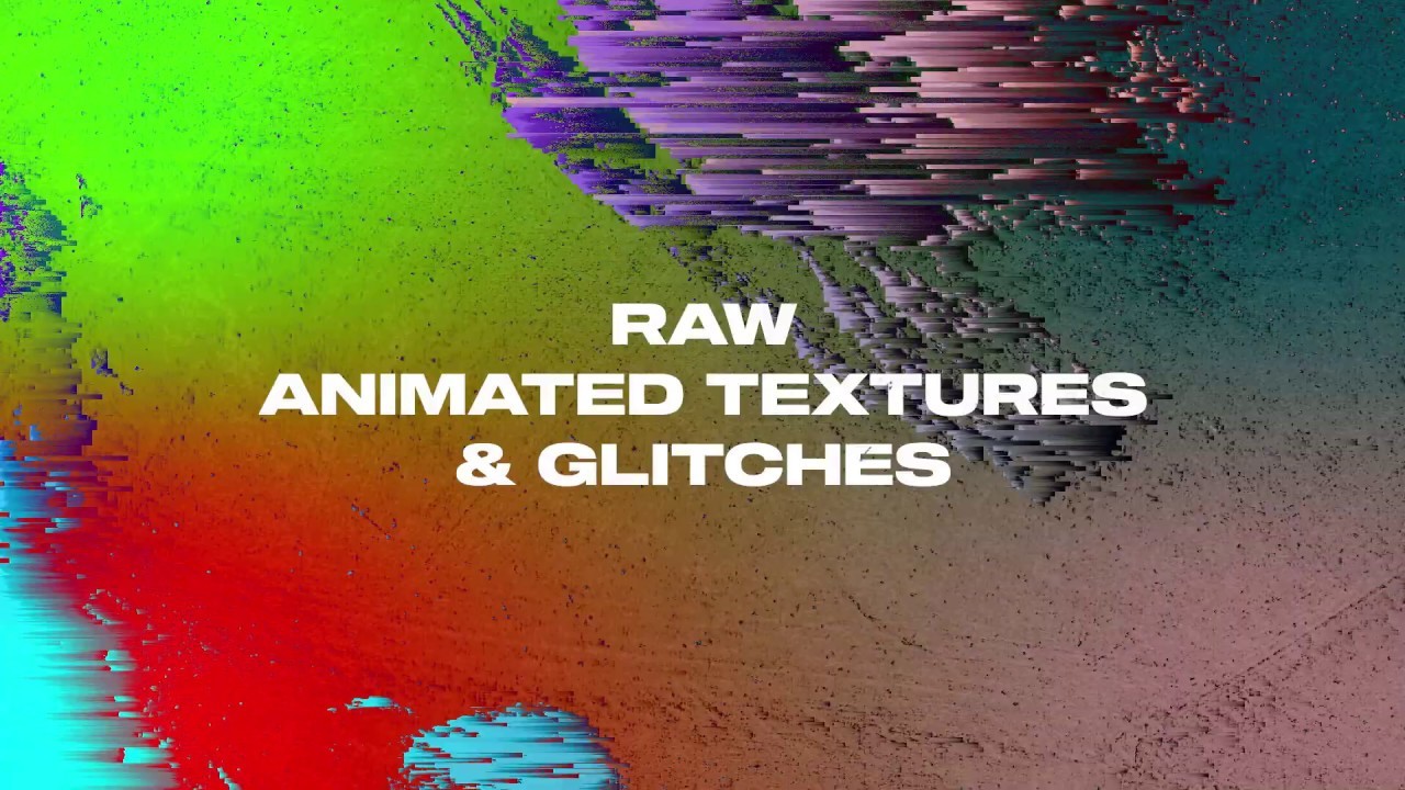 Steven McFarlane 55个手工扫描原始毛刺故障置换纹理动画视频素材 Raw Animated Textures & Glitches（2764）