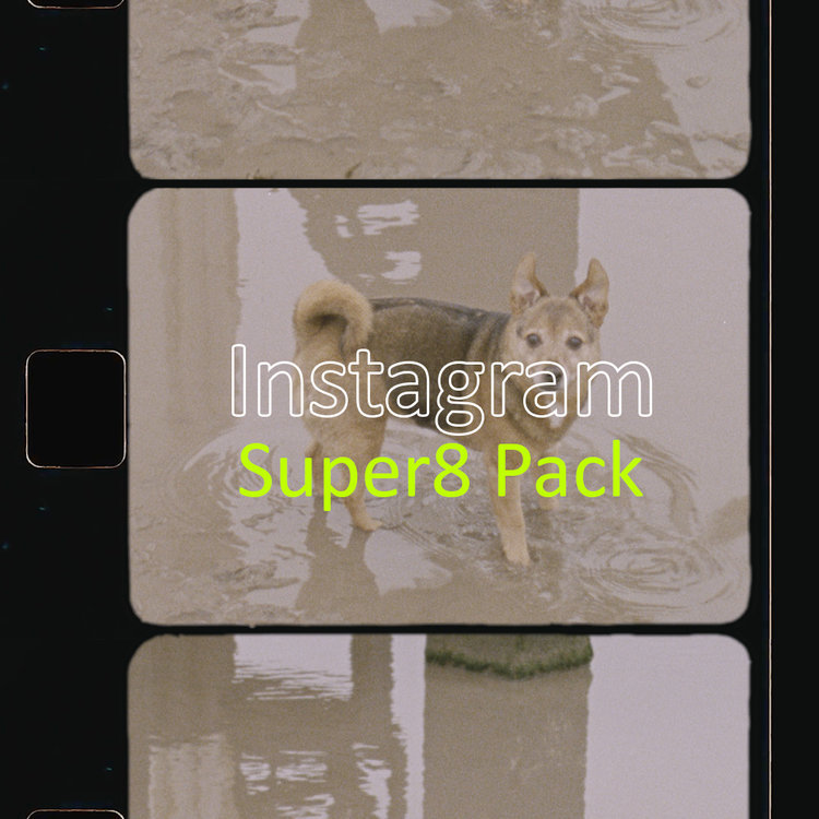 竖屏复古胶卷视频素材 INSTAGRAM-SUPER8 PACK（2767）