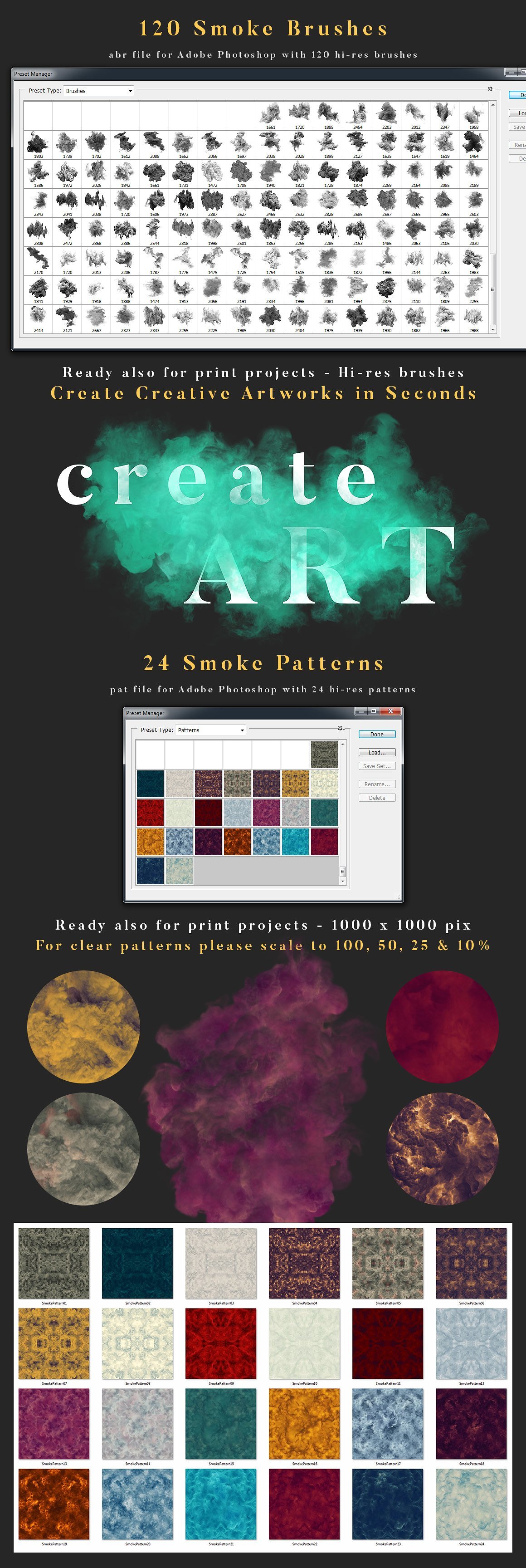 Photoshop彩色烟雾特效文件工具包（1750）图层云3