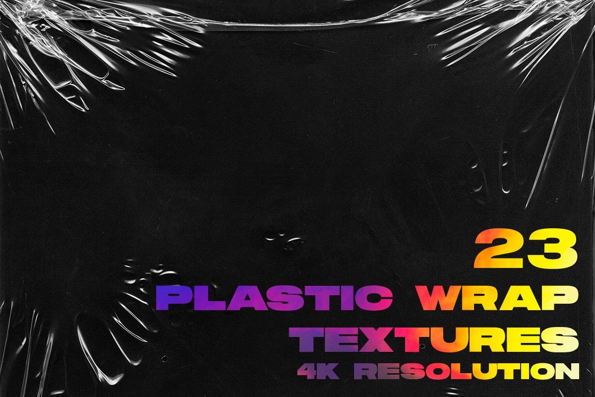 （新）23种高级4K塑料包装纹理专辑封面素材（3002）