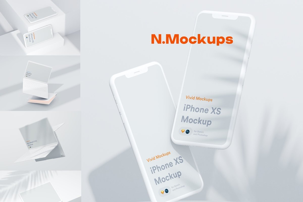 高分辨率Apple产品PSD样机 N.Mockups（3129）