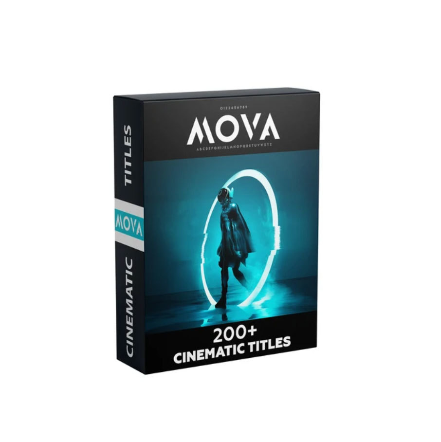 MOVA 200+出色前卫电影字幕包模板+基本图形（3135）