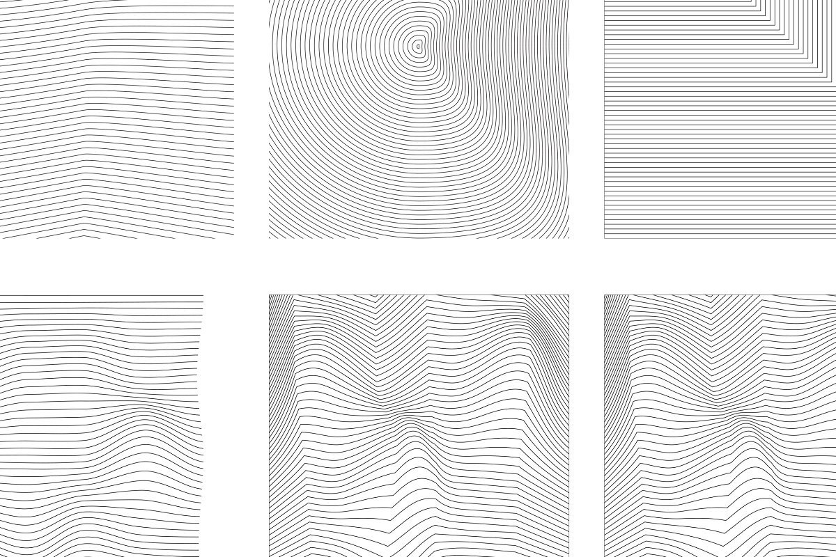 25个矢量抽象波浪包 Abstract Waves Pack（3449）图层云3