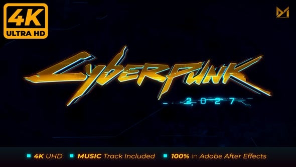 赛博朋克像差抽象数字失真毛刺LOGO  CyberPunk2077（3546）