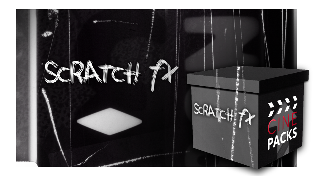 Cinepacks 复古做旧16mm真实胶片刮痕颗粒灰尘效果视频素材 Scratch FX（3381）