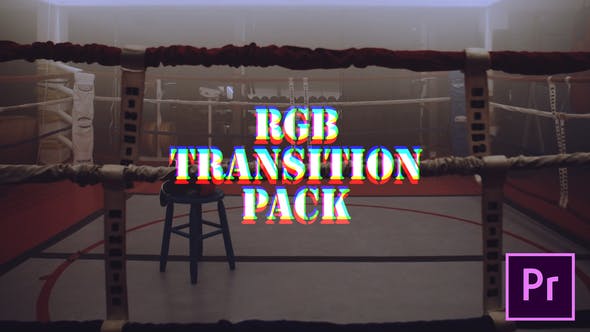PR模板+色彩分离视频转场+RGB+Transitions+Pack（1148）