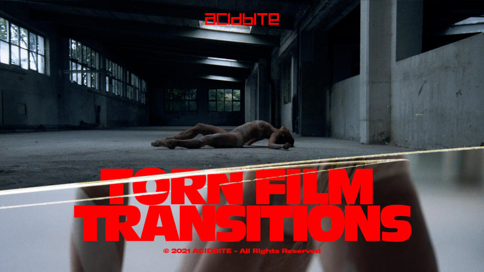 Acidbite 8种高质量4K扫描胶片手工纹理撕裂电影转场过渡 TORN FILM TRANSITIONS（3464）图层云