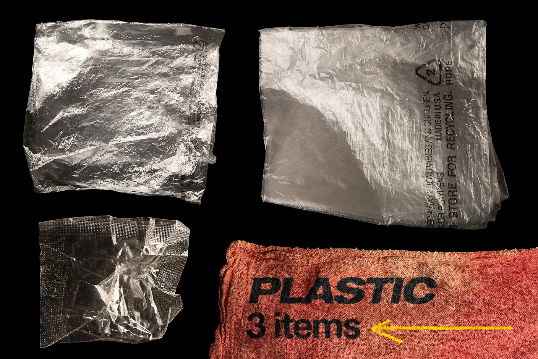 20+复古纹理塑料袋划痕纹理 Junk Pack | 20+ Items/Textures（3693）图层云