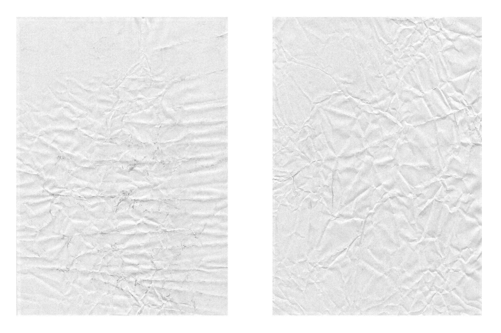 12张黑白皱纹纸背景纹理素材 Distressed & Wrinkled Paper Vol. 2（3700）图层云
