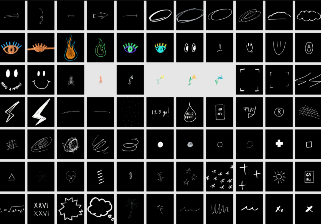 Ezracohen 700+草图元素手绘元素符号纹理图形动画+png素材合集  SKETCH ELEMENTSSKETCH ELEMENTS（3722）图层云20