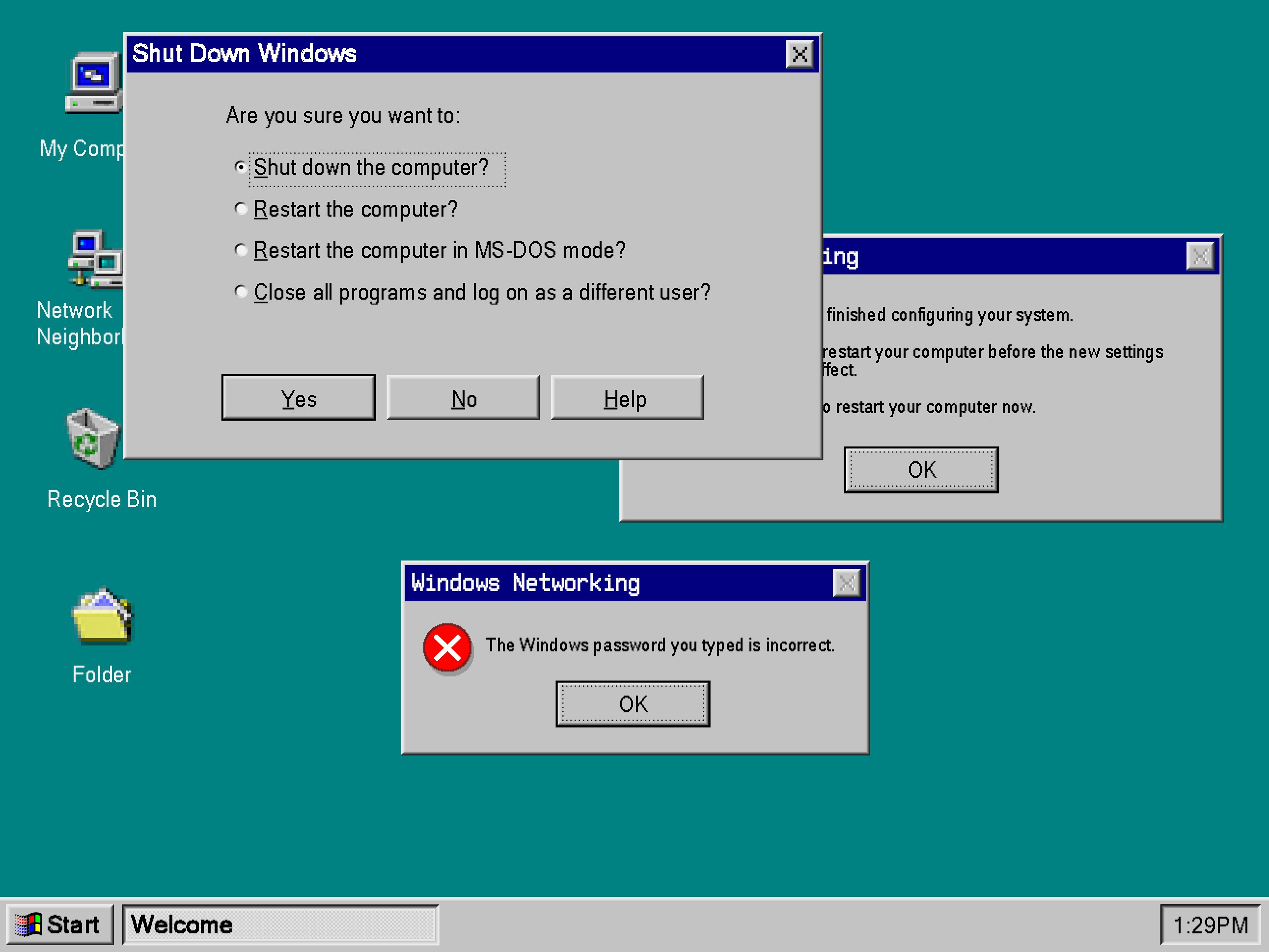 老式Windows 95 UI套件 Windows 95 UI Kit（3758）图层云