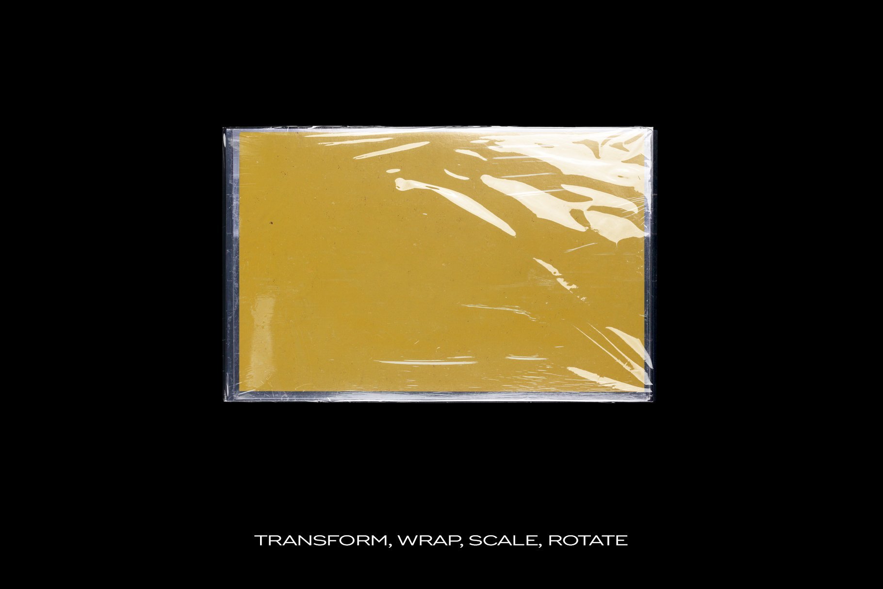PrintPixel 285+潮流复古时尚透明保鲜膜真空密封包装塑料袋气泡膜包装纹理 Plastic Bundle Branding Wrap Texture（3831）图层云38