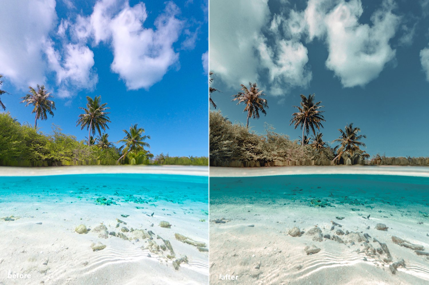 LR预设：6个巴哈马群岛热带海滩旅行风格Lightroom预设 6 BAHAMAS ISLANDS LIGHTROOM PRESETS（3921）图层云4