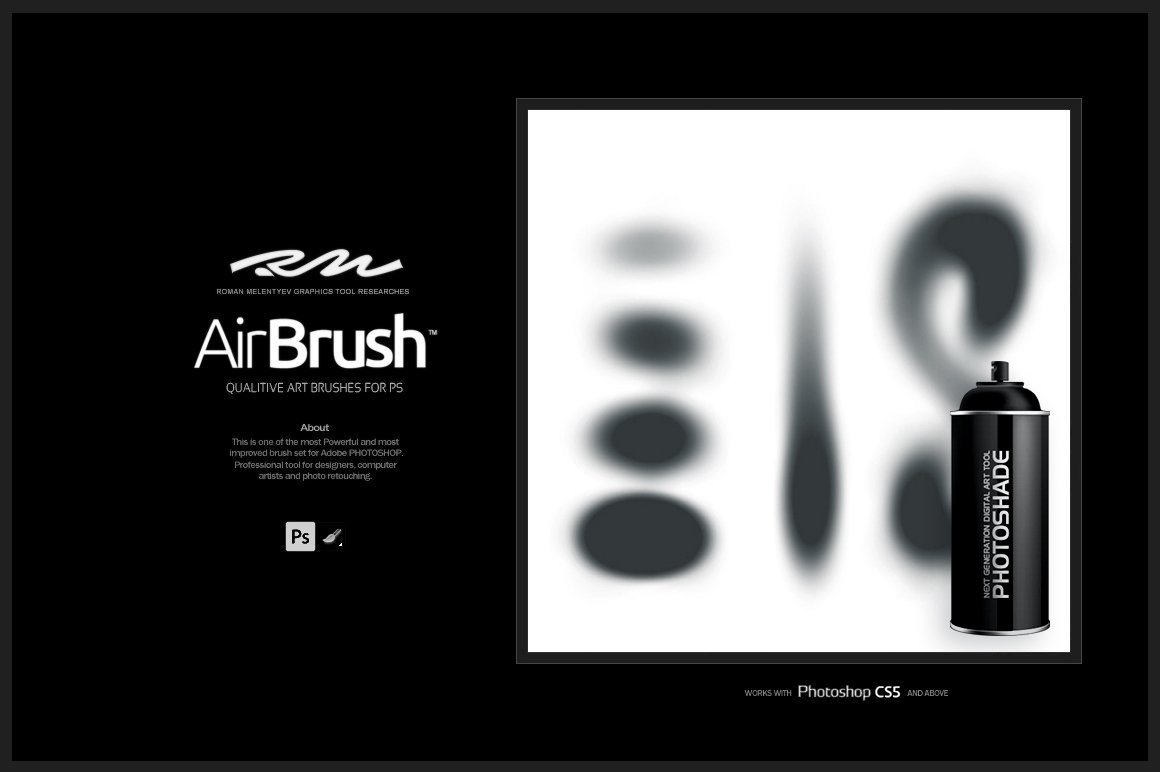 RM 手写笔和交互式笔刷喷枪风格艺术创作  RM Airbrush [PRO]（3939）图层云