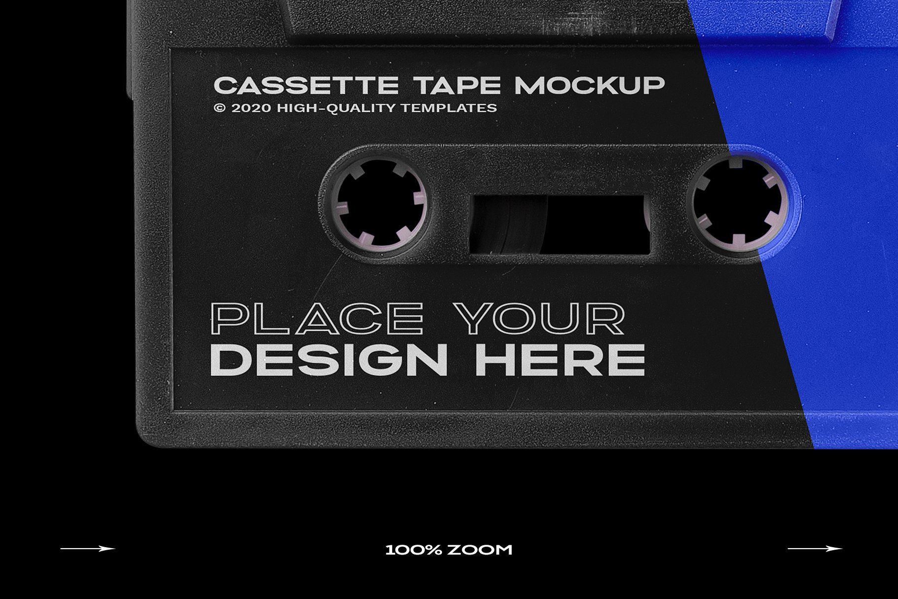 高级潮流复古盒式磁带样机捆绑塑料PSD模板 Cassette Tape Mockup Bundle Plastic（3994）图层云8