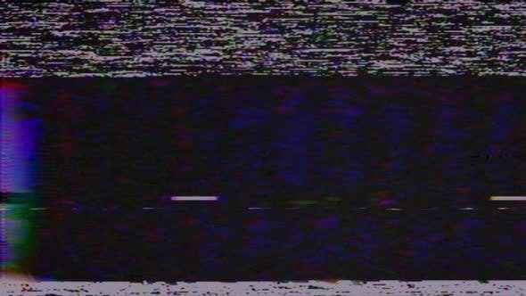 复古VHS电视损坏干扰失真错误毛刺像素视频素材（4123）图层云