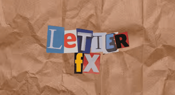 Cinepacks 复古多彩定格手工剪切动画剪纸拼贴艺术风格字母符号PNG+视频素材 Letter FX（4177）图层云1