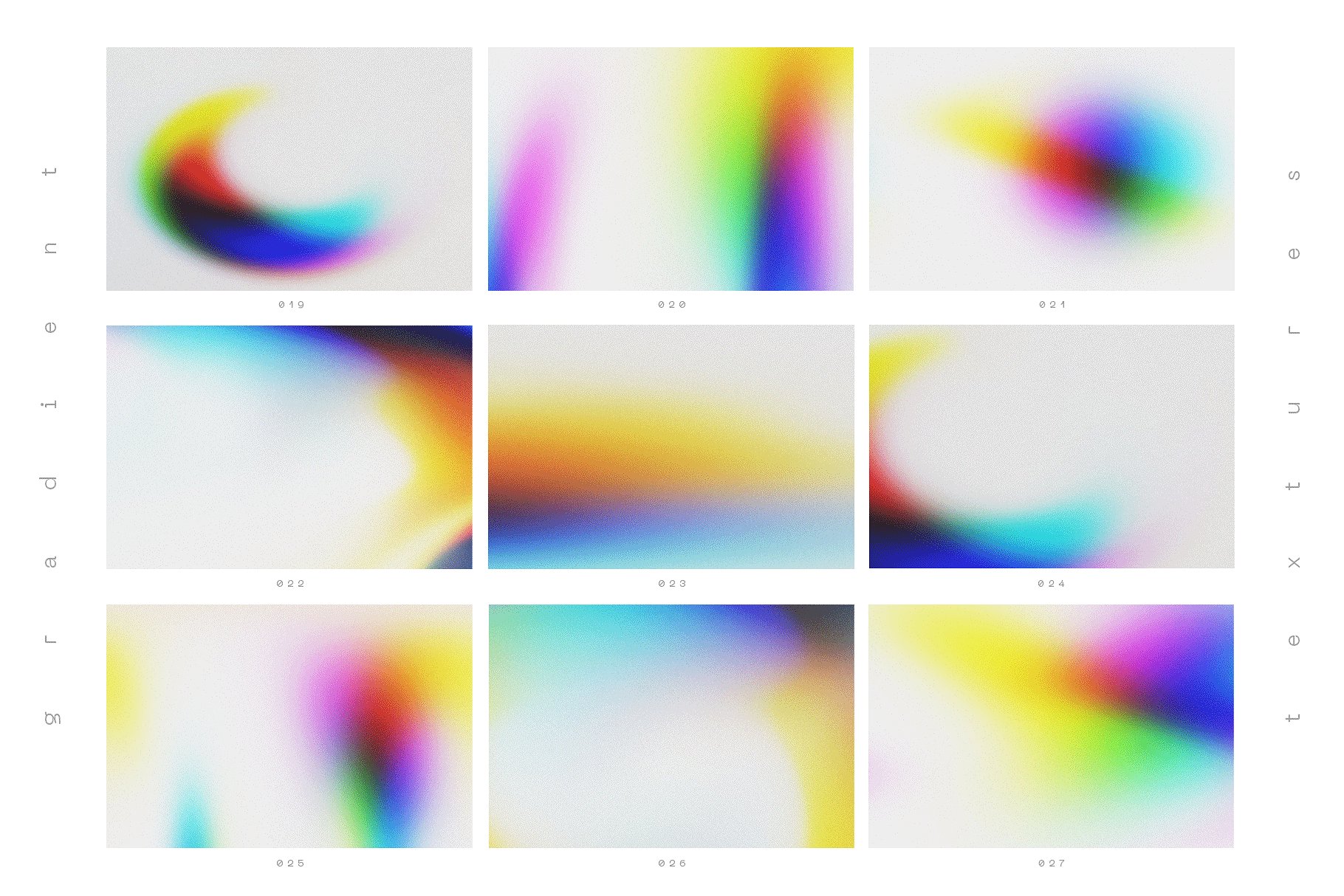 90个带有纹理的霓虹渐变背景素材（4187）图层云9