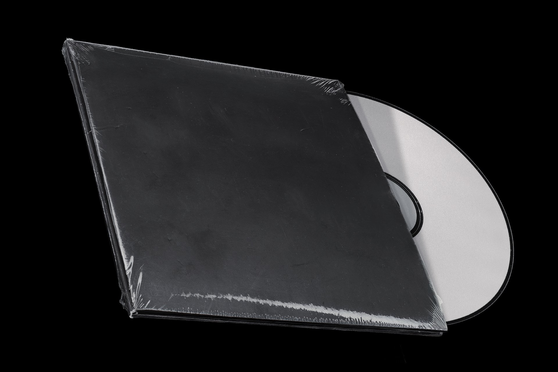 倾斜可定制软壳CD盒覆盖层光盘PSD模型（4232）