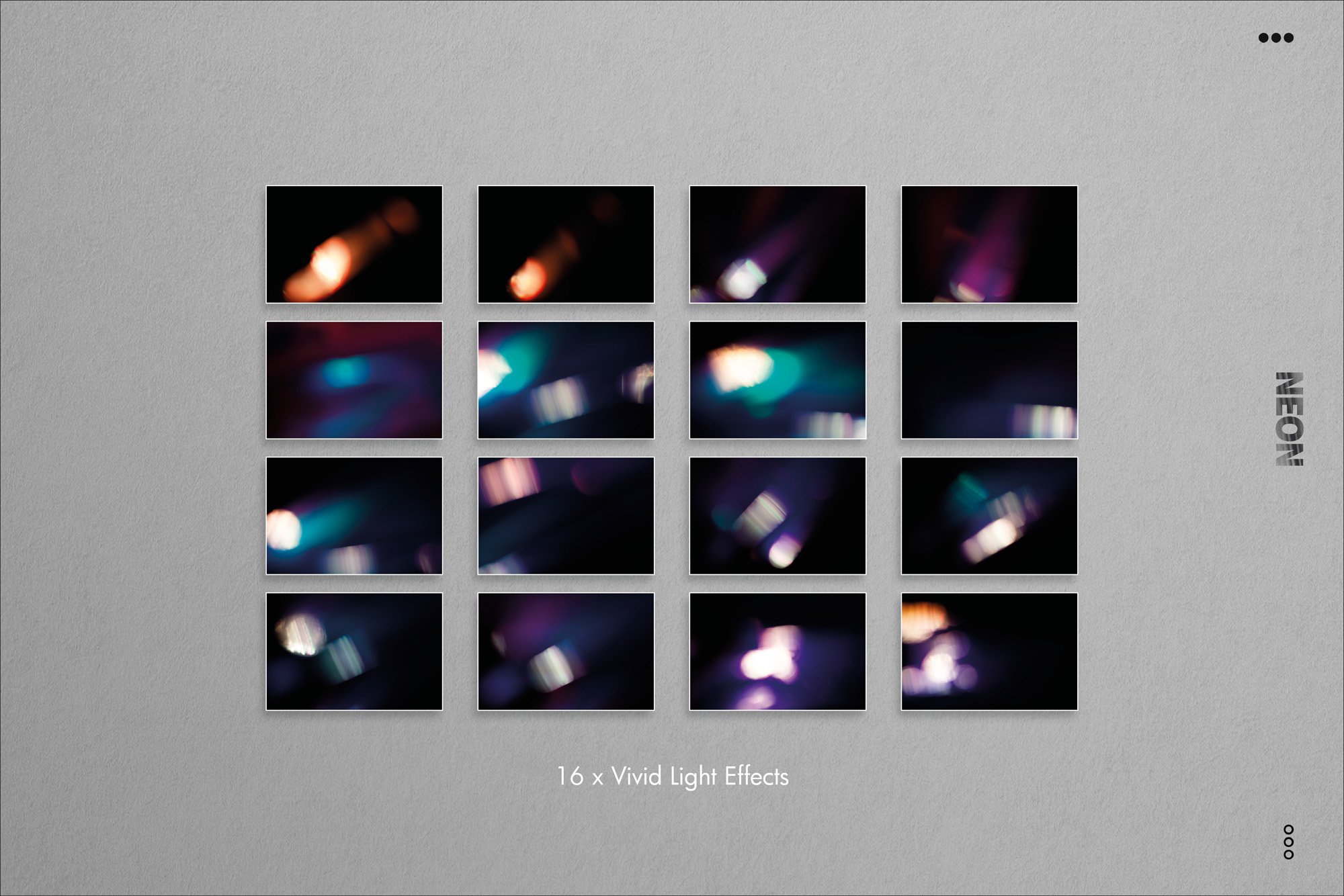 120种赛博朋克光学捕获高分辨率模拟霓虹灯泄漏发光叠加层（4263）图层云