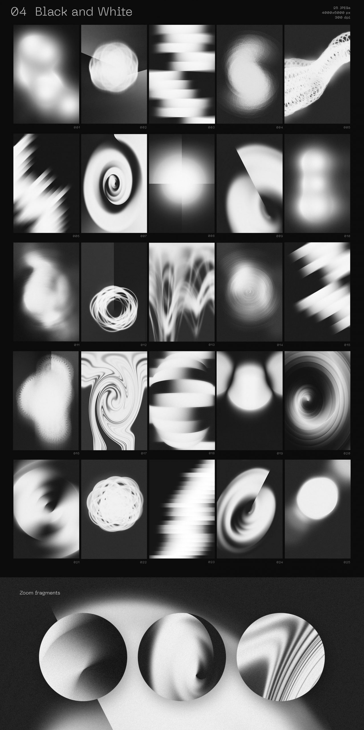 Grafica  150个充满活力的抽象纹理和形状素材（4336）图层云6