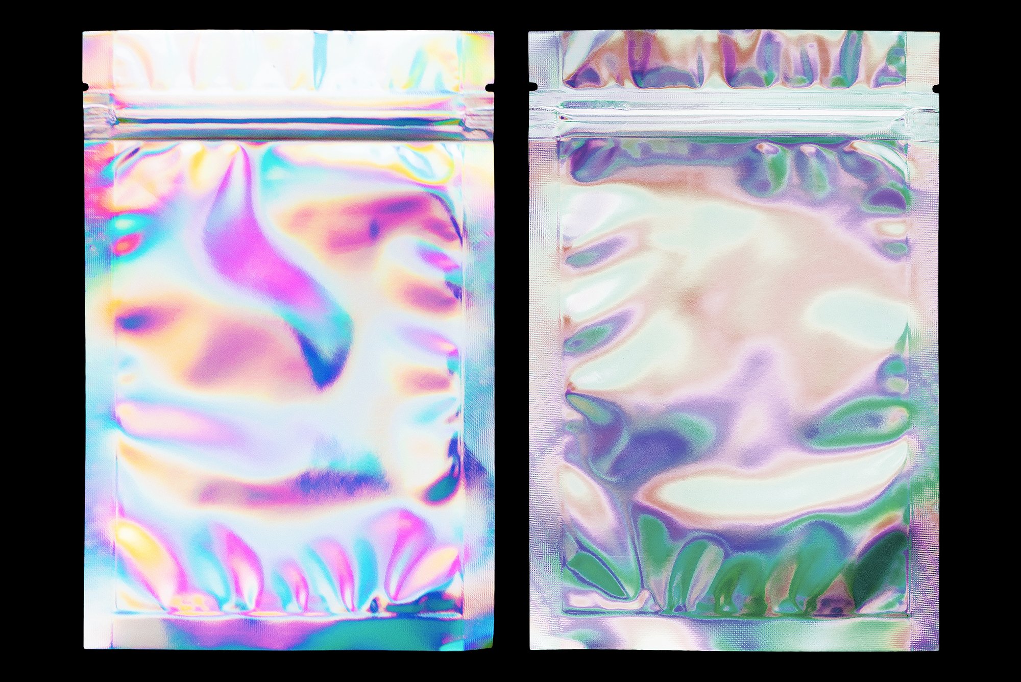 HOLO 新潮全息霓虹艺术包装设计高分辨透明塑料袋PSD模板+PNG素材（4351）图层云3