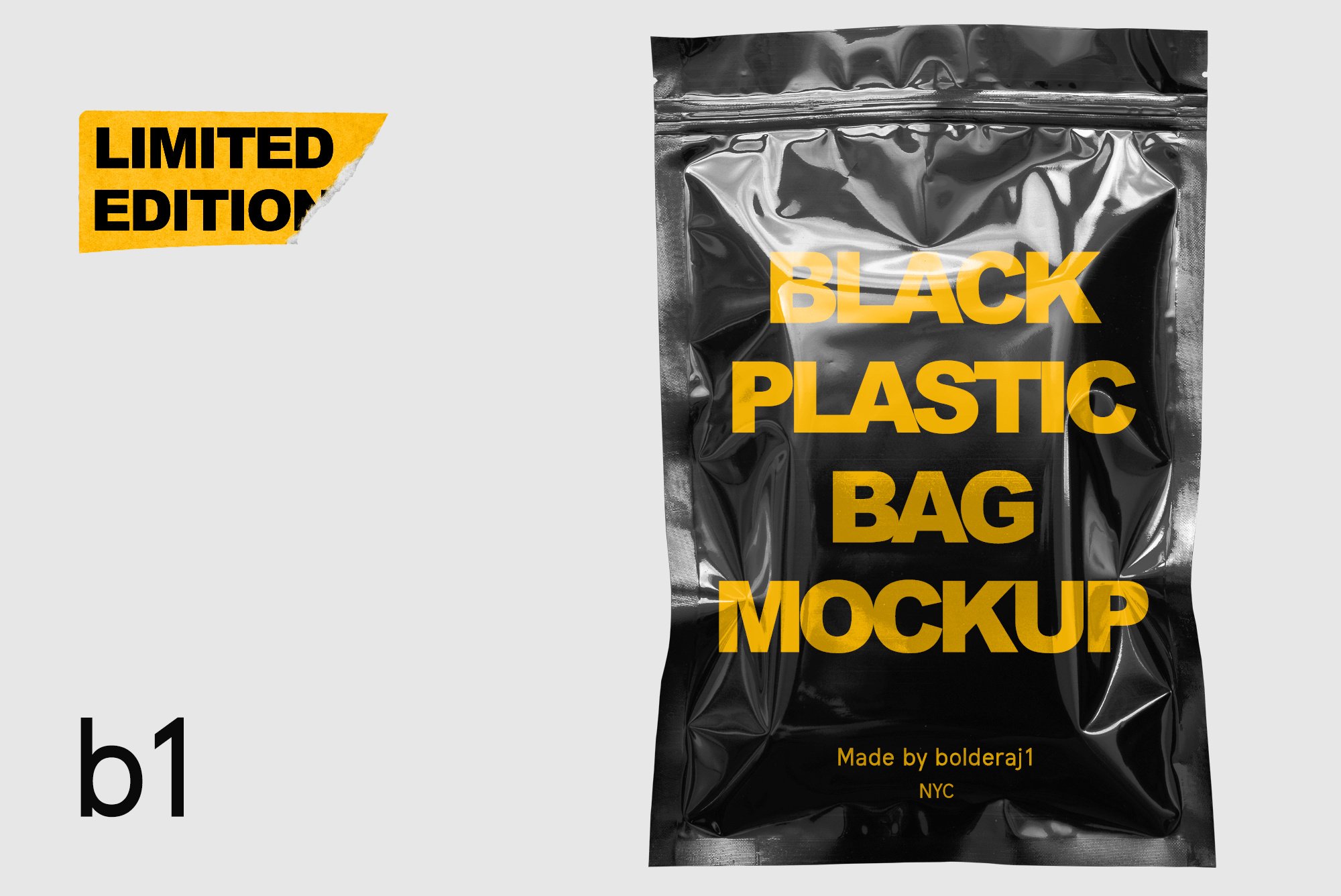 黑色塑料袋素材-欧莱凯设计网
