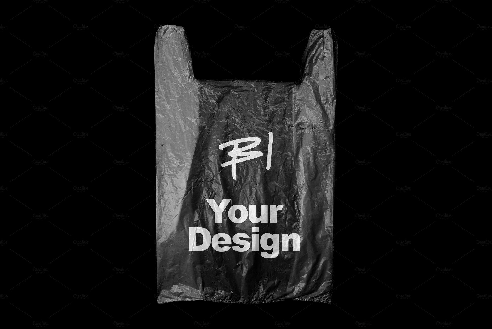新潮现代展示品牌塑料购物袋PNG素材（4355）图层云10