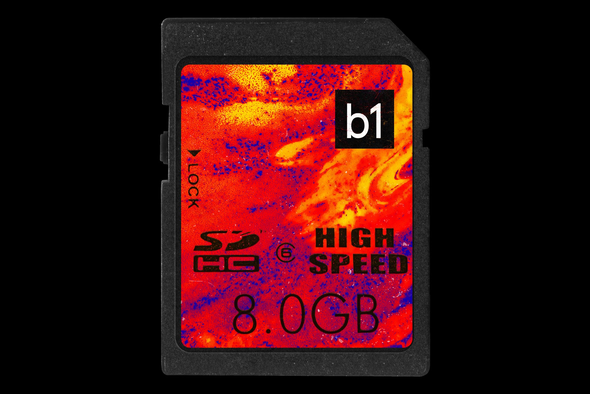 创意逼真的SD卡拍摄存储卡PSD样机（4357）图层云6