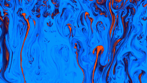 新潮霓虹渐变全息镭射抽象VJ流体模拟纹理视频素材（4369）图层云12
