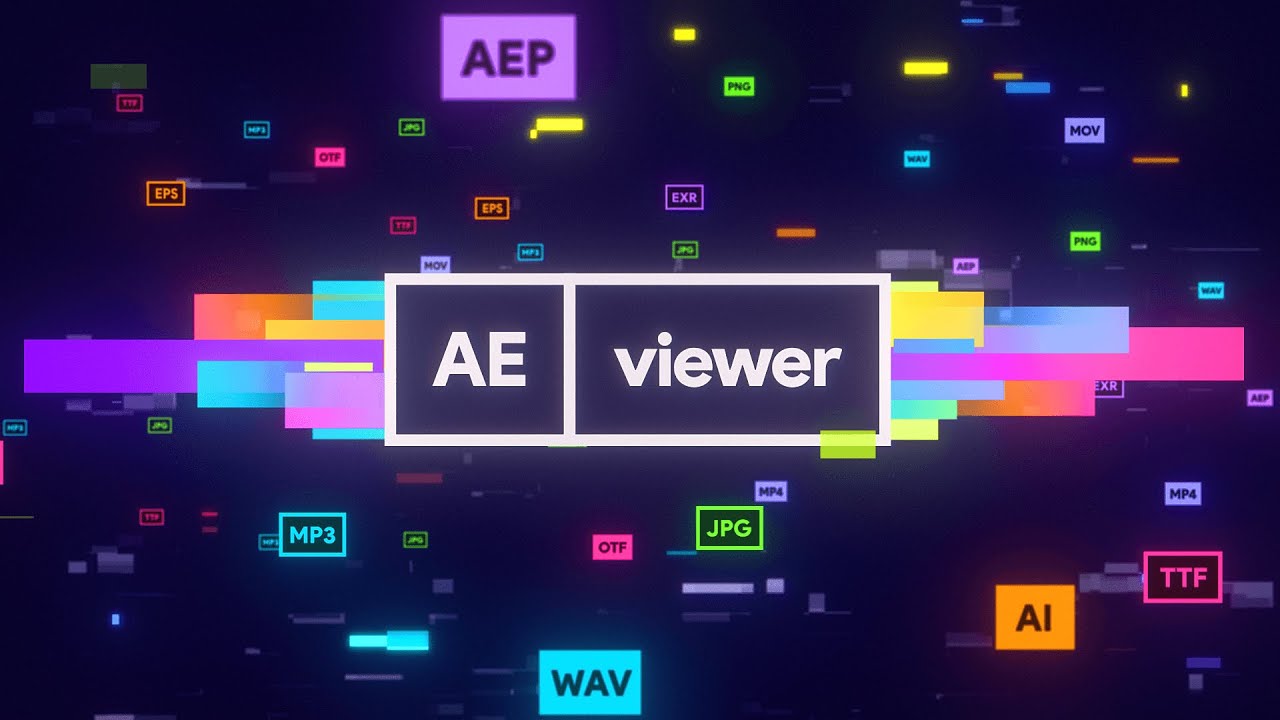 AE插件：超强革命性AE素材媒体快速预览应用导入媒体浏览神器 AEviewerv1.7.1（4420）图层云