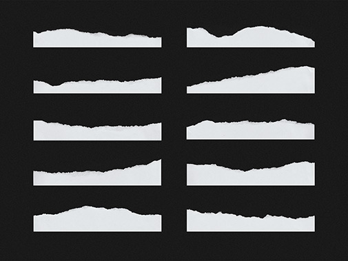10种高品质真实感撕纸纹理集（4458）图层云