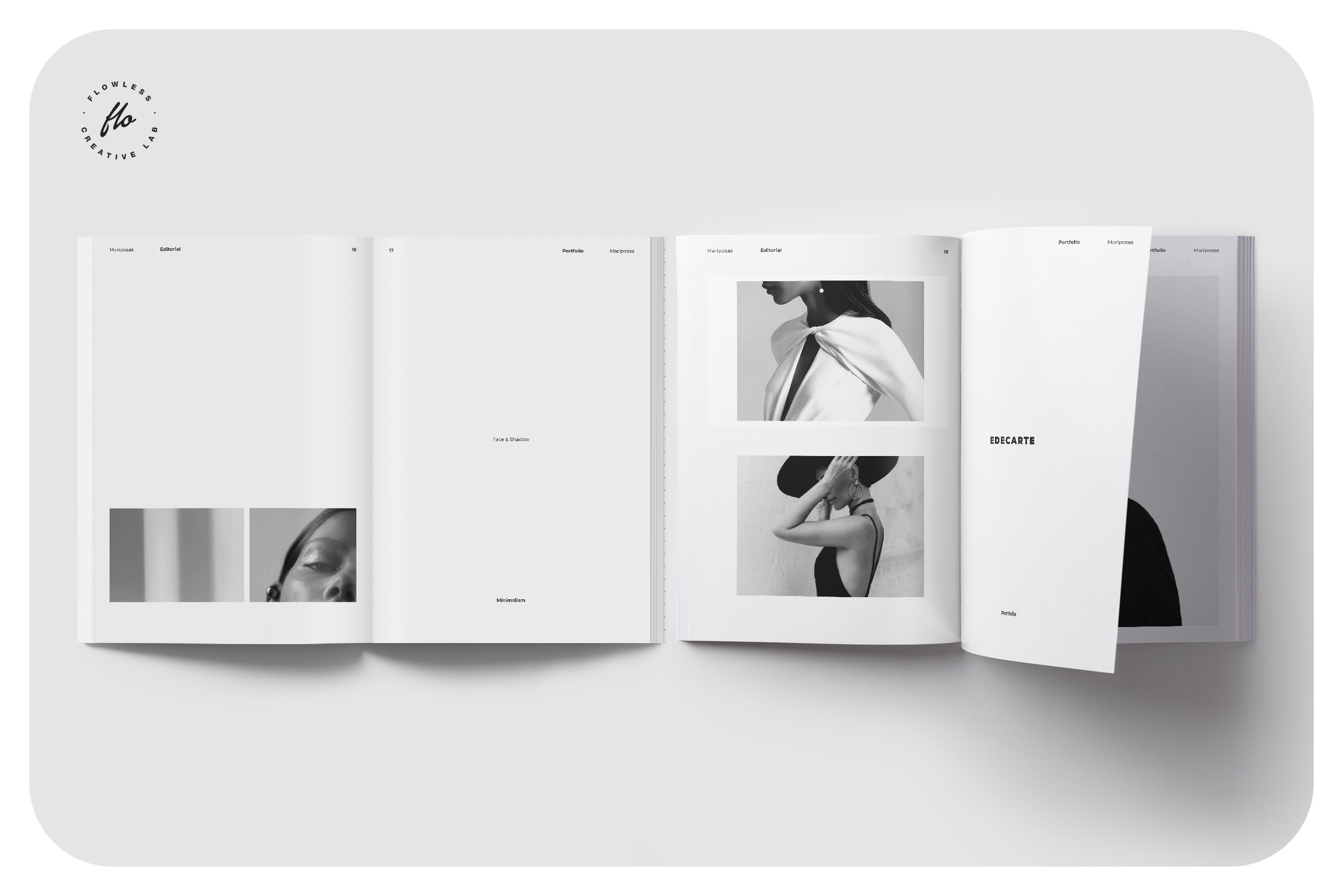 MARIPOSAS 黑白设计感书籍作品集（4463）图层云5