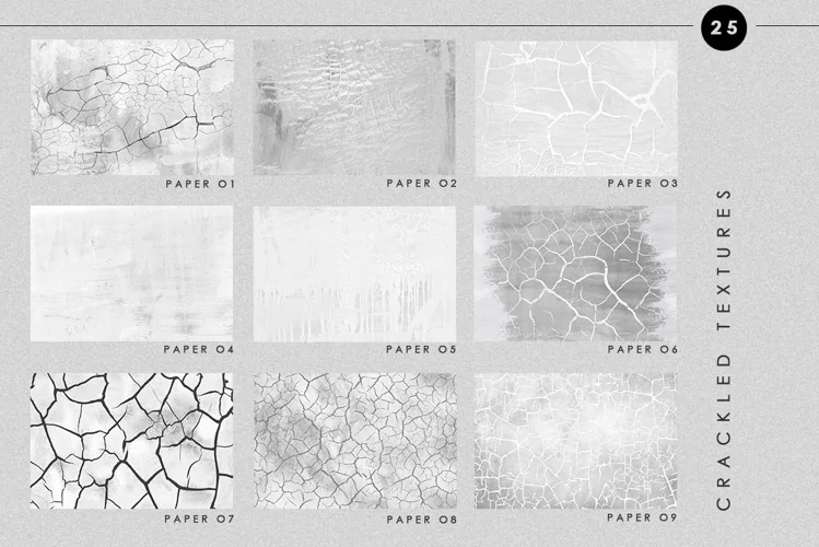 抽象黑白灰色石头裂纹纸颗粒状纸纹理背景素材（4625）图层云1