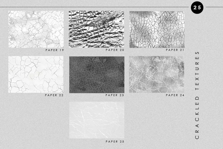 抽象黑白灰色石头裂纹纸颗粒状纸纹理背景素材（4625）图层云5