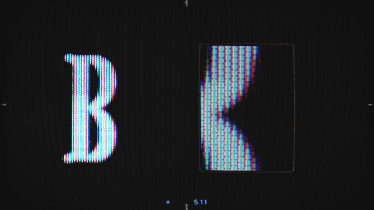 Blindusk 800多种4K真实复古质感CRT字体数字符号电影视频素材（4954）插图(1)