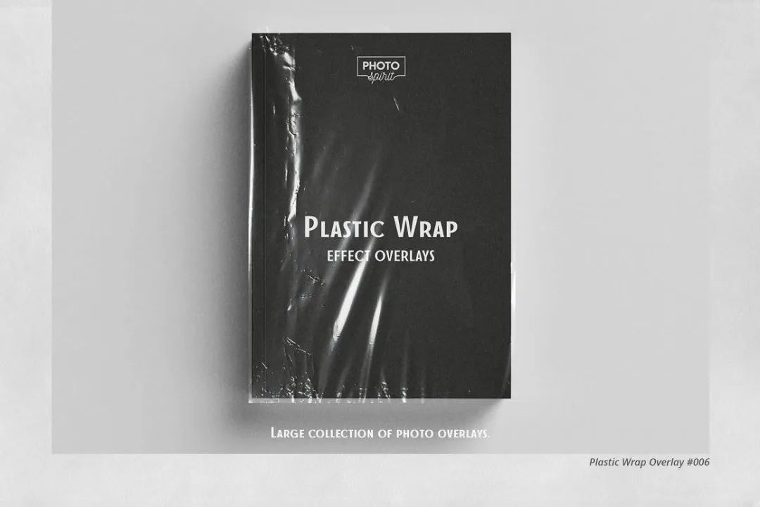 PhotoSpirit 50个新潮透明塑料包装效果叠加 Plastic Wrap Effect Overlays（5122）