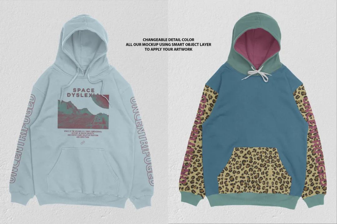 高分辨率逼真新潮嘻哈重棉套头衫连帽衫PSD模型 Heavy Cotton Pullover Hoodie Mockup（5117）图层云