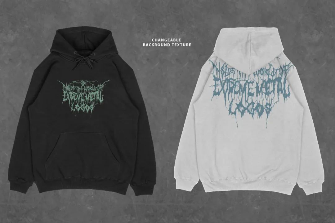 高分辨率逼真新潮嘻哈重棉套头衫连帽衫PSD模型 Heavy Cotton Pullover Hoodie Mockup（5117）图层云