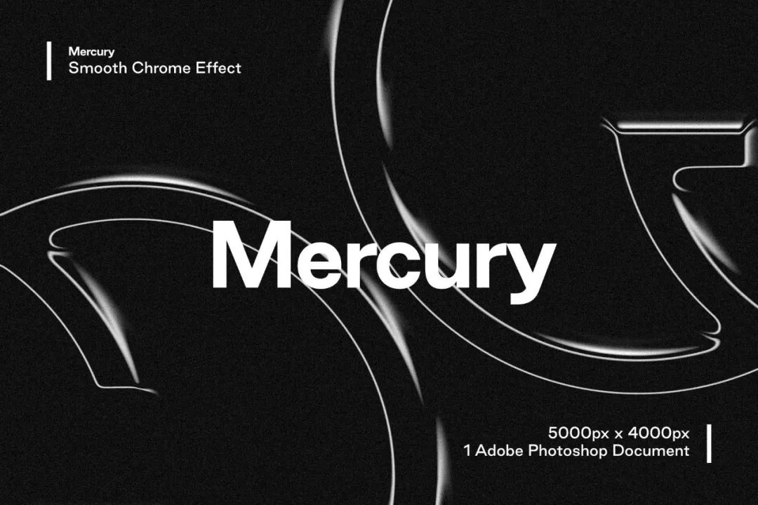Studio 2am 超现实文字酸性化镀铬外观 Mercury（5113）