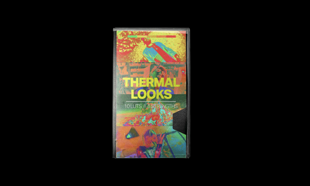 Tropiccolour 抽象霓虹热感应视觉颗粒胶片视频效果LUT调色预设 THERMAL LOOKS（4896）
